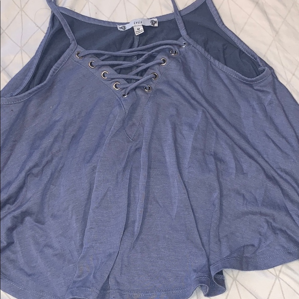 Flare crop top